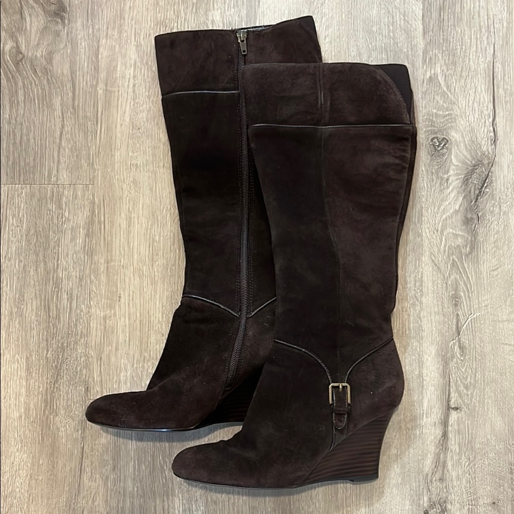 🛍️ Bundle 2 for 20 🛍️ Chic Black Wedge Suede Shoes